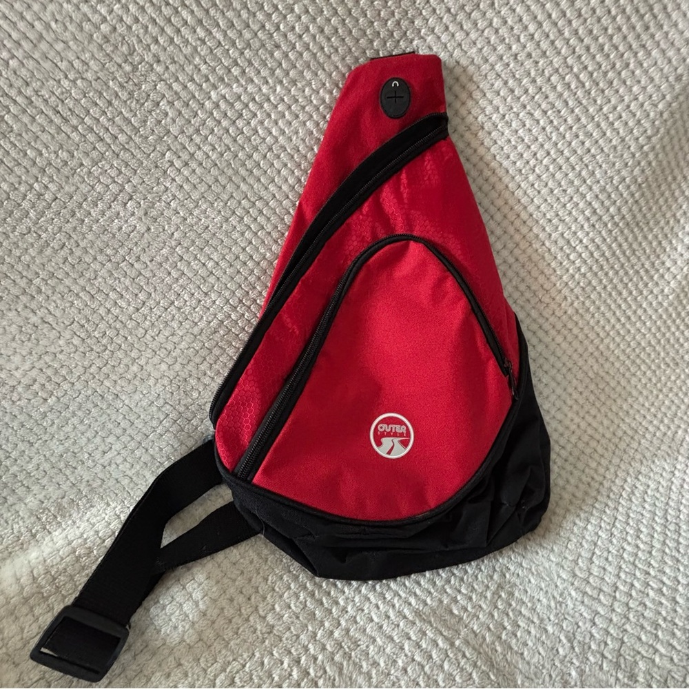 Red and Black Sling Bag